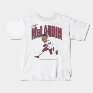 Terry Mclaurin Caricature Kids T-Shirt